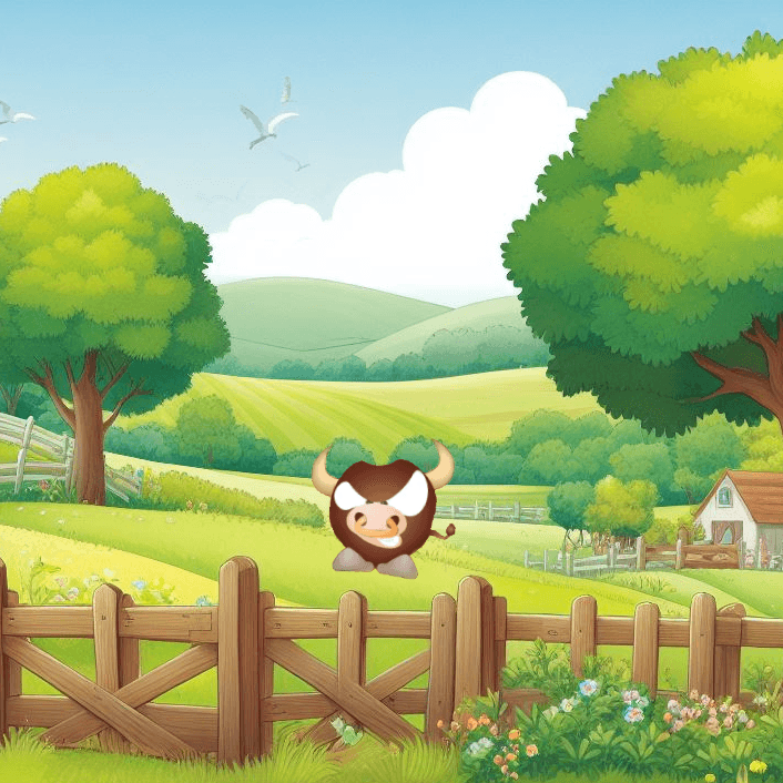 Bull in Field